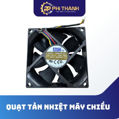 Quạt Tản Nhiệt AVC DS08025B12U - Dùng Làm Mát Máy Chiếu 