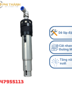 Alternative view of Đầu Dao Khí Nén Máy Cắt Gbos Và Atom CNC – Dao Rung Cắt Vải, Da, Foam Chính Xác Cao