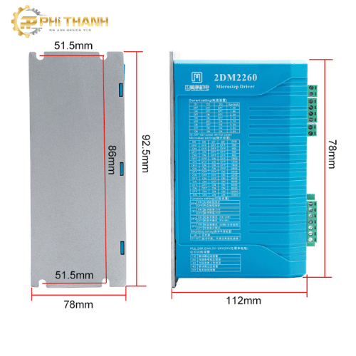 Driver 2DM2260 điều khiển động cơ bước - Ảnh 4