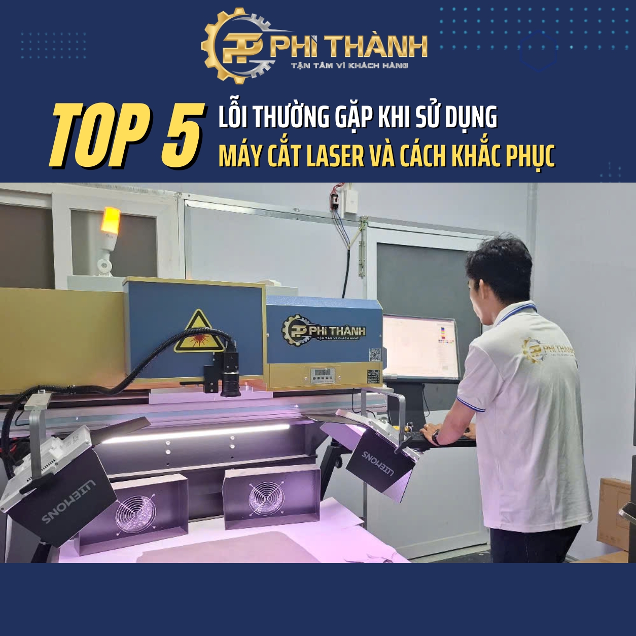 Top 5 những lỗi thường gặp máy laser