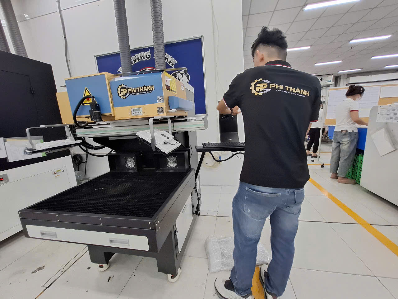 cho thuê máy laser siêu tốc