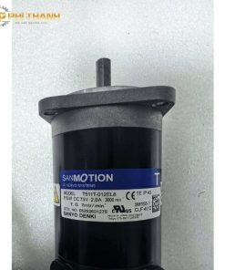 Động cơ Sanyo Denki T511T-012EL8N 110W, 75VDC, servo DC SANMOTION T, ứng dụng cho máy CNC, EDM và hệ thống tự động hóa chính xác.