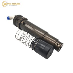 đầu dao rung khí nén dùng cho máy cắt dao CNC để cắt các vật liệu như vải, da, simili, xốp,...dùng cho ngành may mặc, da giày, nội thất, oto,...