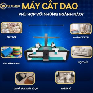 Máy cắt dao phù hợp cho ngành nào?
