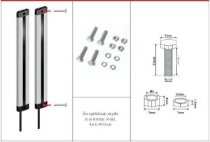 Phu kiện đi kèm cảm biến an toàn OMCH