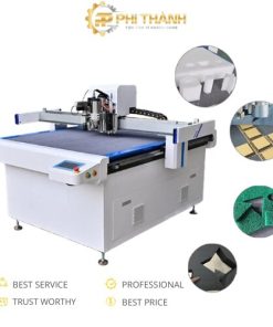 Máy cắt dao CNC 1080 tự động, cắt vải, da, foam, PVC chính xác, nhanh chóng, tối ưu vật liệu và nâng cao hiệu quả sản xuất cho doanh nghiệp.