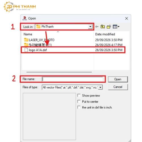 Cách nhập file khác