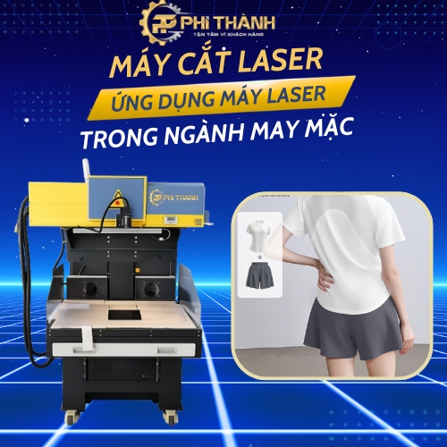 Máy laser trong ngành may mặc 