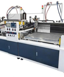 Máy chấm keo silicon tự động cho ngành may mặc, giày dép, da và túi xách. Chấm keo chính xác, tiết kiệm keo, tăng năng suất sản xuất.