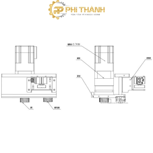 Sơ đồ máy cắt dao 9060