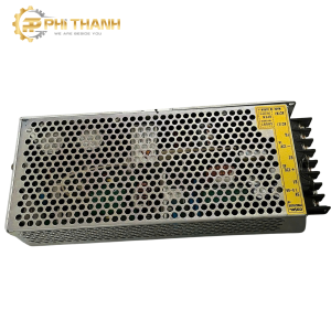 Nguồn PMC100E công suất 100W, đầu vào AC 85–264V, đầu ra đa điện áp 5V, 12V, 15V. Thiết kế nhỏ gọn, bảo vệ quá áp, quá dòng, phù hợp máy công nghiệp.