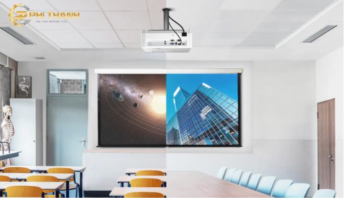 Máy chiếu bất chấp trong môi trường chiếu